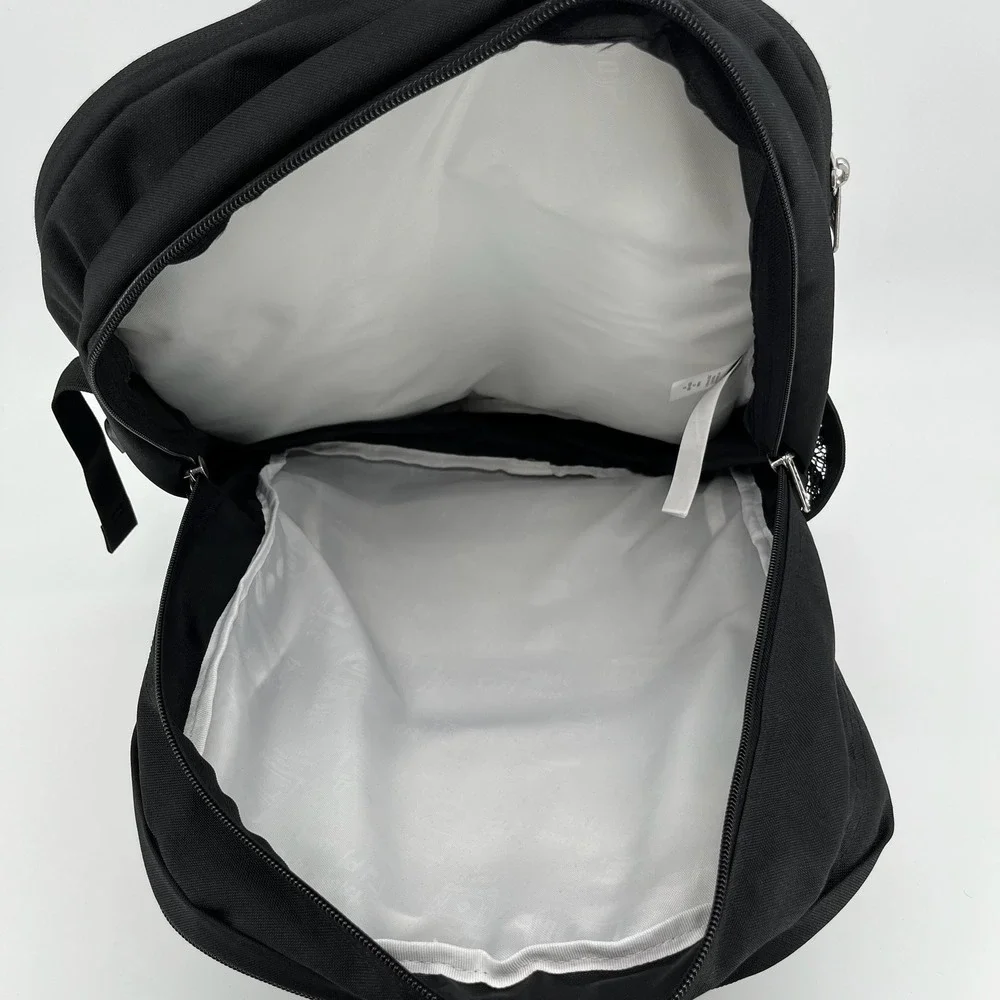 Jansport Main Campus Black Backpack Unisex Laptop School Bag Travel Utility